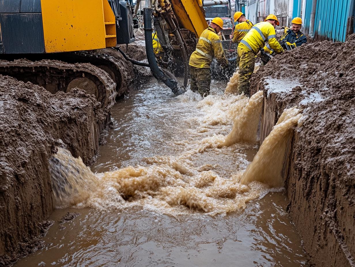 Аварийная промывка канализации