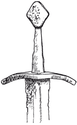 Спрямований в протилежні сторони вигин зазвичай асоціюється тільки з мечами шістнадцятого століття