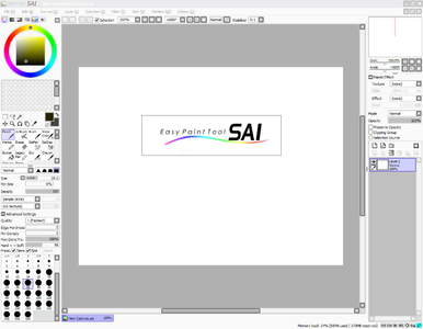 Однак багато художників люблять програму SAI або PaintTool SAI, призначену для цифрового малювання і розроблену японською компанією SYSTEMAX