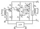 Схема каскаду підсилювача електричних коливань проміжної частоти з двоконтурної колебательной системою: T1, Т2 - транзистори;  R1-R6 - резистори;  Сб - блокувальний конденсатор;  C1, C2, L1, L2 - конденсатори і котушки індуктивності коливальних контурів;  C3 - розв'язує конденсатор;  Е - джерело постійного струму в ланцюзі харчування транзисторів