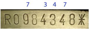 Умільці переробляють знаки VIN номера, 4 змінюється на 1, 8 на 3 і 6