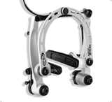 Більш просунутою модифікацією консольних гальм стали гальма типу V-brake або linear-pull, де за рахунок форми і розмірів гальмівних важелів і напрямки підведення приводного троса перпендикулярно важелям, було суттєво знижено зусилля на керуючої ручки