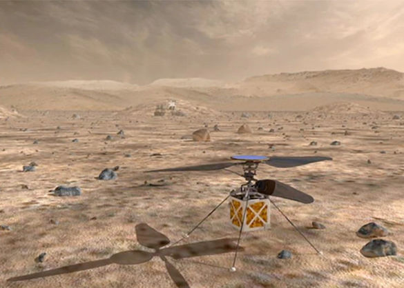 Автономний польотний блок планується розгорнути з ровера Марс 2020 після його запланованої посадки в лютому 2021 року, повідомляє   Aviation Week