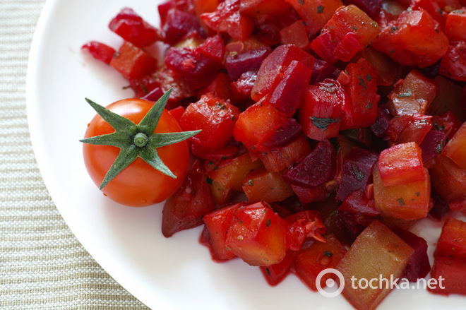 Літні овочеві рагу: Гарячий вінегрет