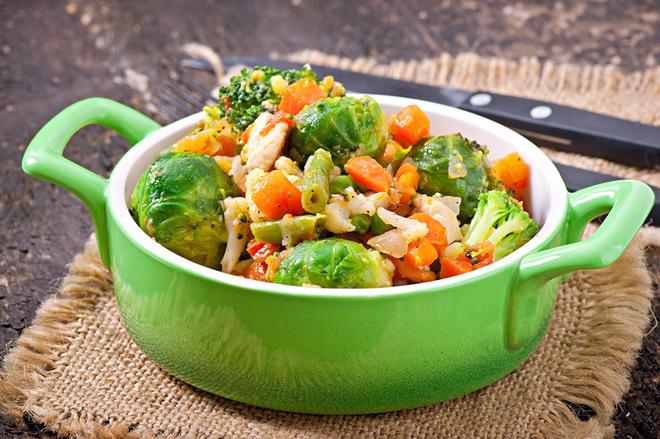 Літні овочеві рагу: Капустяне рагу