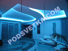 неонова підсвітка стелі