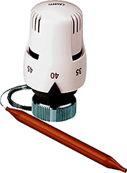 Застосування термостатичних головок з виносними датчиками найчастіше виправдано, якщо в будинку або квартирі використовується система опалення водяна тепла підлога