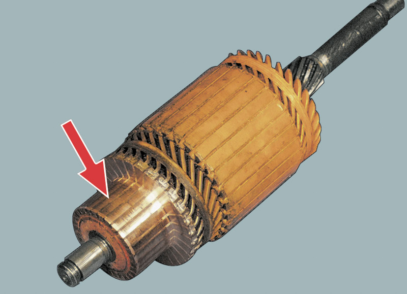 Якщо воно менше, замініть статор