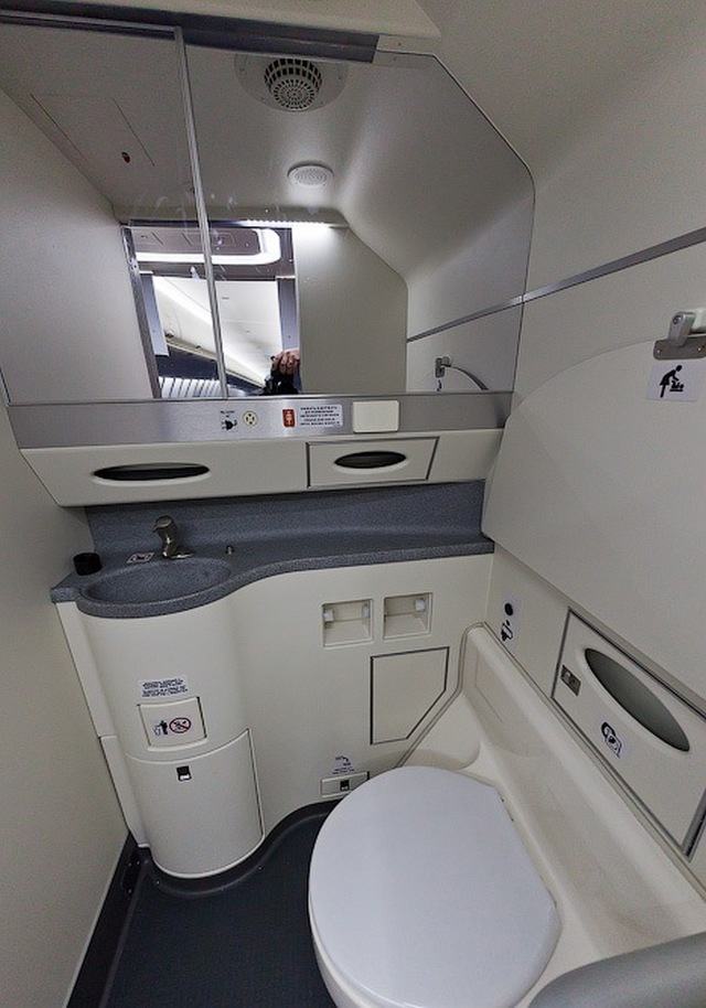 Куди спускається вода в туалеті літака
