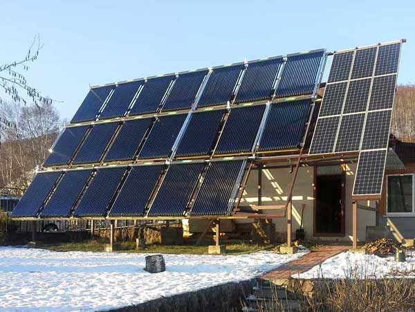 Сонячні батареї на даху